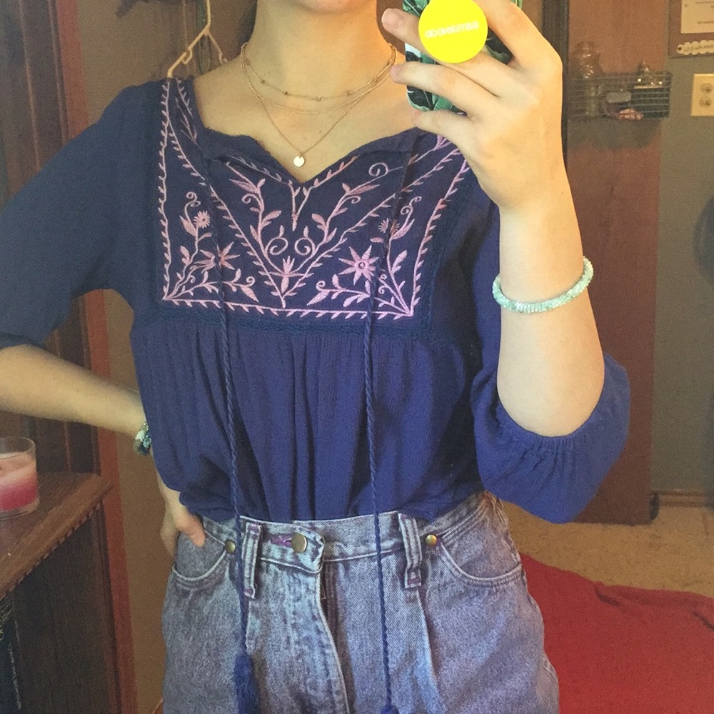 Blue Mini Dress
